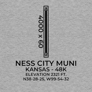 48K facility map in NESS CITY; KANSAS