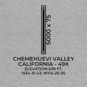 49X facility map in CHEMEHUEVI VALLEY; CALIFORNIA
