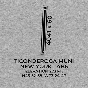 4b6 ticonderoga ny t shirt, Gray