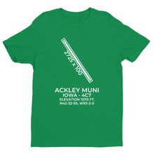 Load image into Gallery viewer, 4c7 ackley ia t shirt, Green