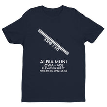 Load image into Gallery viewer, 4c8 albia ia t shirt, Navy