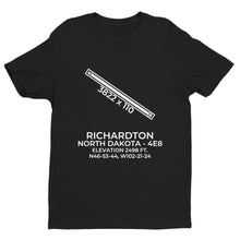 Load image into Gallery viewer, 4e8 richardton nd t shirt, Black