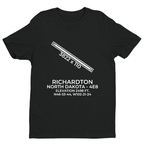 4e8 richardton nd t shirt, Black