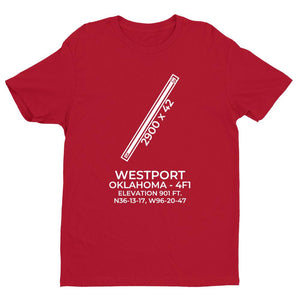 4f1 westport ok t shirt, Red