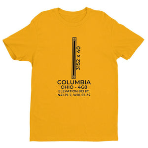 4g8 columbia station oh t shirt, Yellow