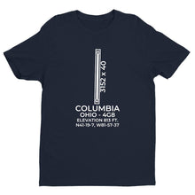 Load image into Gallery viewer, 4g8 columbia station oh t shirt, Navy