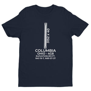 4g8 columbia station oh t shirt, Navy