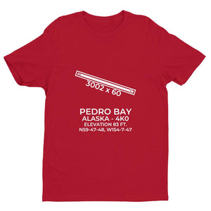 4k0 pedro bay ak t shirt, Red