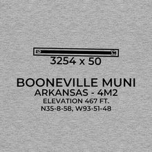 Load image into Gallery viewer, 4m2 booneville ar t shirt, Gray