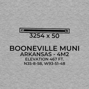 4m2 booneville ar t shirt, Gray