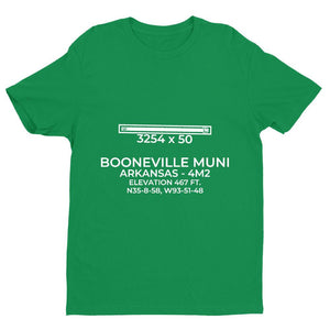 4m2 booneville ar t shirt, Green