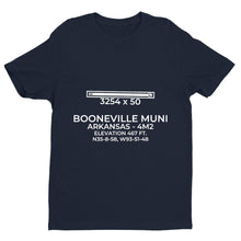Load image into Gallery viewer, 4m2 booneville ar t shirt, Navy