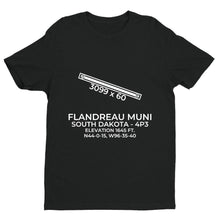 Load image into Gallery viewer, 4p3 flandreau sd t shirt, Black