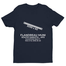 Load image into Gallery viewer, 4p3 flandreau sd t shirt, Navy