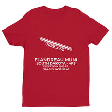 Load image into Gallery viewer, 4p3 flandreau sd t shirt, Red