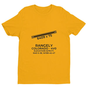 4v0 rangely co t shirt, Yellow