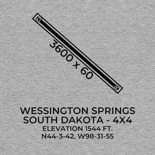 Load image into Gallery viewer, 4X4 facility map in WESSINGTON SPRINGS; SOUTH DAKOTA