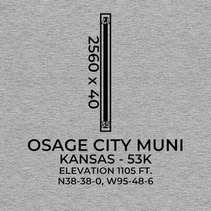 53K facility map in OSAGE CITY; KANSAS