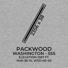 Load image into Gallery viewer, 55S facility map in PACKWOOD; WASHINGTON