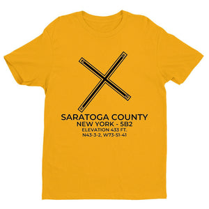 5b2 saratoga springs ny t shirt, Yellow