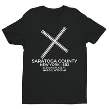 Load image into Gallery viewer, 5b2 saratoga springs ny t shirt, Black
