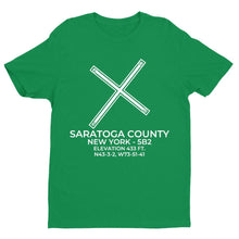 Load image into Gallery viewer, 5b2 saratoga springs ny t shirt, Green
