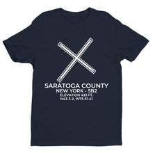 Load image into Gallery viewer, 5b2 saratoga springs ny t shirt, Navy