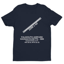 Load image into Gallery viewer, 5b6 falmouth ma t shirt, Navy