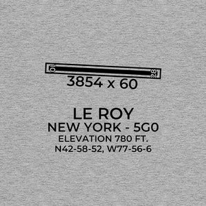 5G0 facility map in LE ROY; NEW YORK