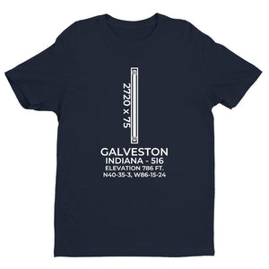 5i6 galveston in t shirt, Navy