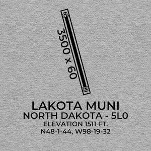 5l0 lakota nd t shirt, Gray