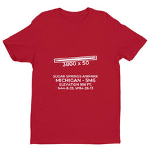 Load image into Gallery viewer, 5m6 gladwin mi t shirt, Red