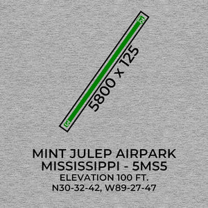 5ms5 picayune ms t shirt, Gray
