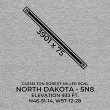 Load image into Gallery viewer, 5n8 casselton nd t shirt, Gray