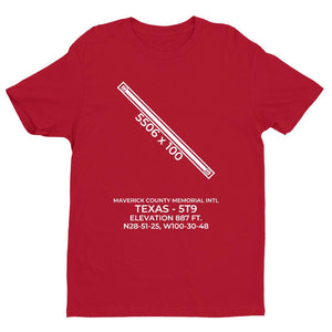 5t9 eagle pass tx t shirt, Red