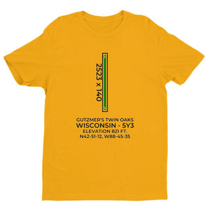 5y3 whitewater wi t shirt, Yellow