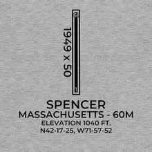 Load image into Gallery viewer, 60M facility map in SPENCER; MASSACHUSETTS