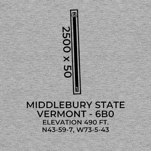 6B0 facility map in MIDDLEBURY; VERMONT