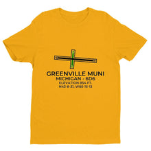 Load image into Gallery viewer, 6d6 greenville mi t shirt, Yellow