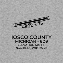Load image into Gallery viewer, 6d9 east tawas mi t shirt, Gray