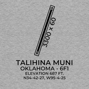 6f1 talihina ok t shirt, Gray