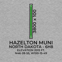 Load image into Gallery viewer, 6h8 hazelton nd t shirt, Gray