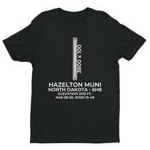 Load image into Gallery viewer, 6h8 hazelton nd t shirt, Black