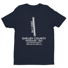 Load image into Gallery viewer, 6k2 shelbyville mo t shirt, Navy