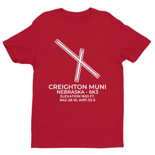 Load image into Gallery viewer, 6k3 creighton ne t shirt, Red
