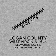 Load image into Gallery viewer, 6l4 logan wv t shirt, Gray