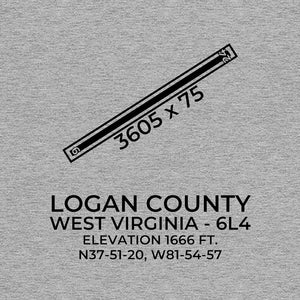 6l4 logan wv t shirt, Gray
