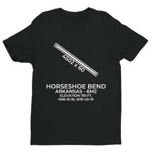 6m2 horseshoe bend ar t shirt, Black