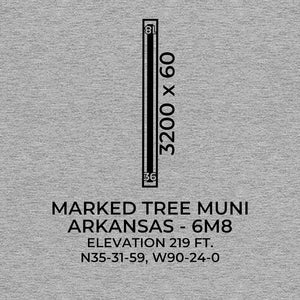6m8 marked tree ar t shirt, Gray