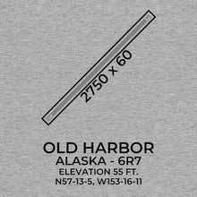 Load image into Gallery viewer, 6r7 old harbor ak t shirt, Gray